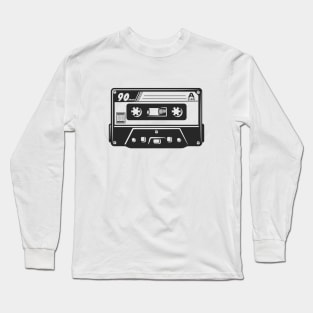 Retro Cassette Tape Long Sleeve T-Shirt